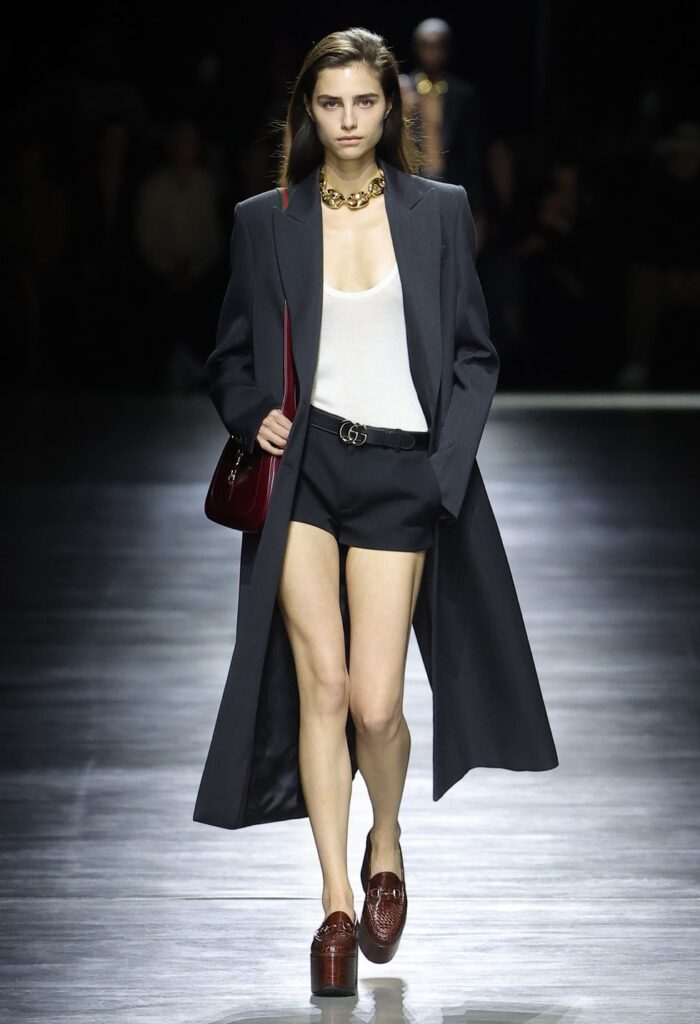 Gucci Sabato De Sarno Debut a Clean Sweep With Young, Leggy Looks